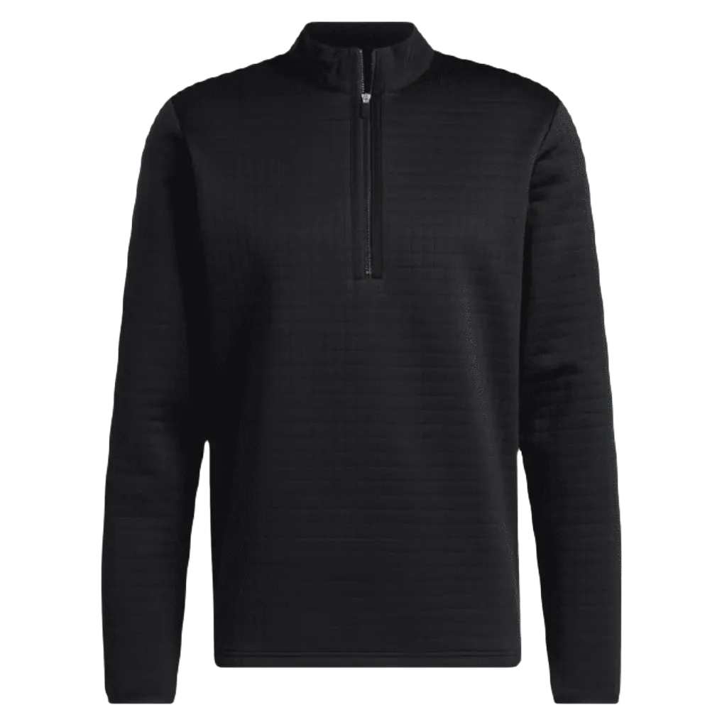 Adidas (DWR) Water Repellent 1/4 Zip Pullover - Black