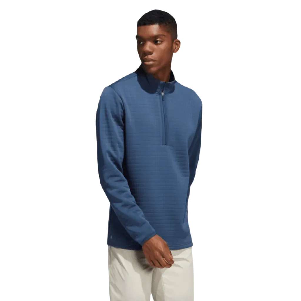 Adidas (DWR) Water Repellent 1/4 Zip Pullover - Navy