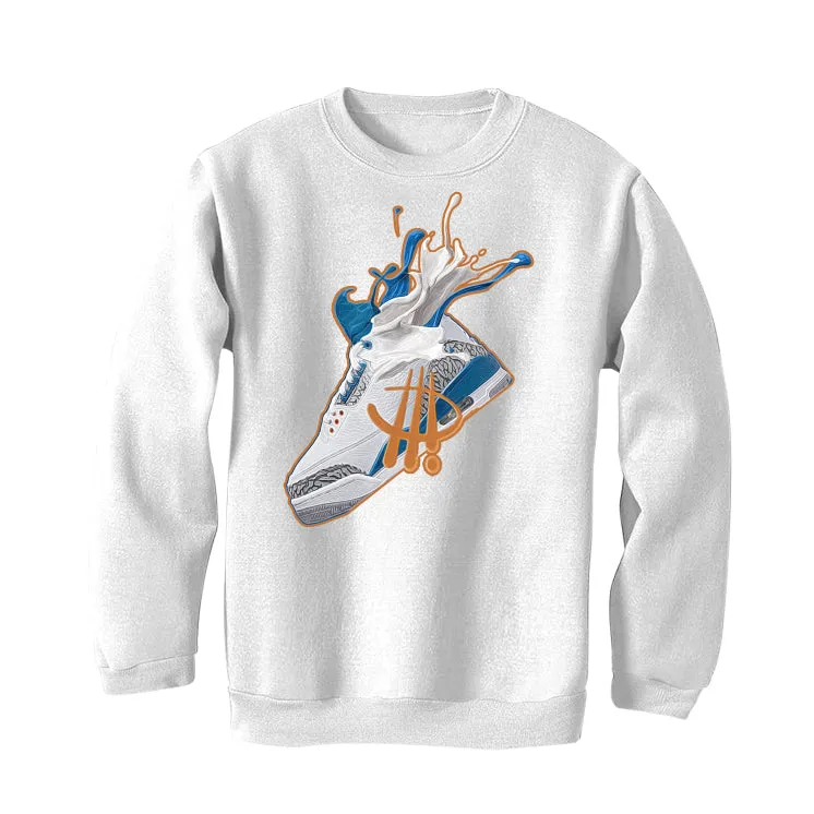 Air Jordan 3 "Wizards" | illcurrency White T-Shirt (SPLASH)