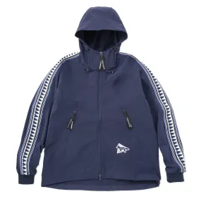 And Wander x Maison Kitsune Trak Hoodie Navy