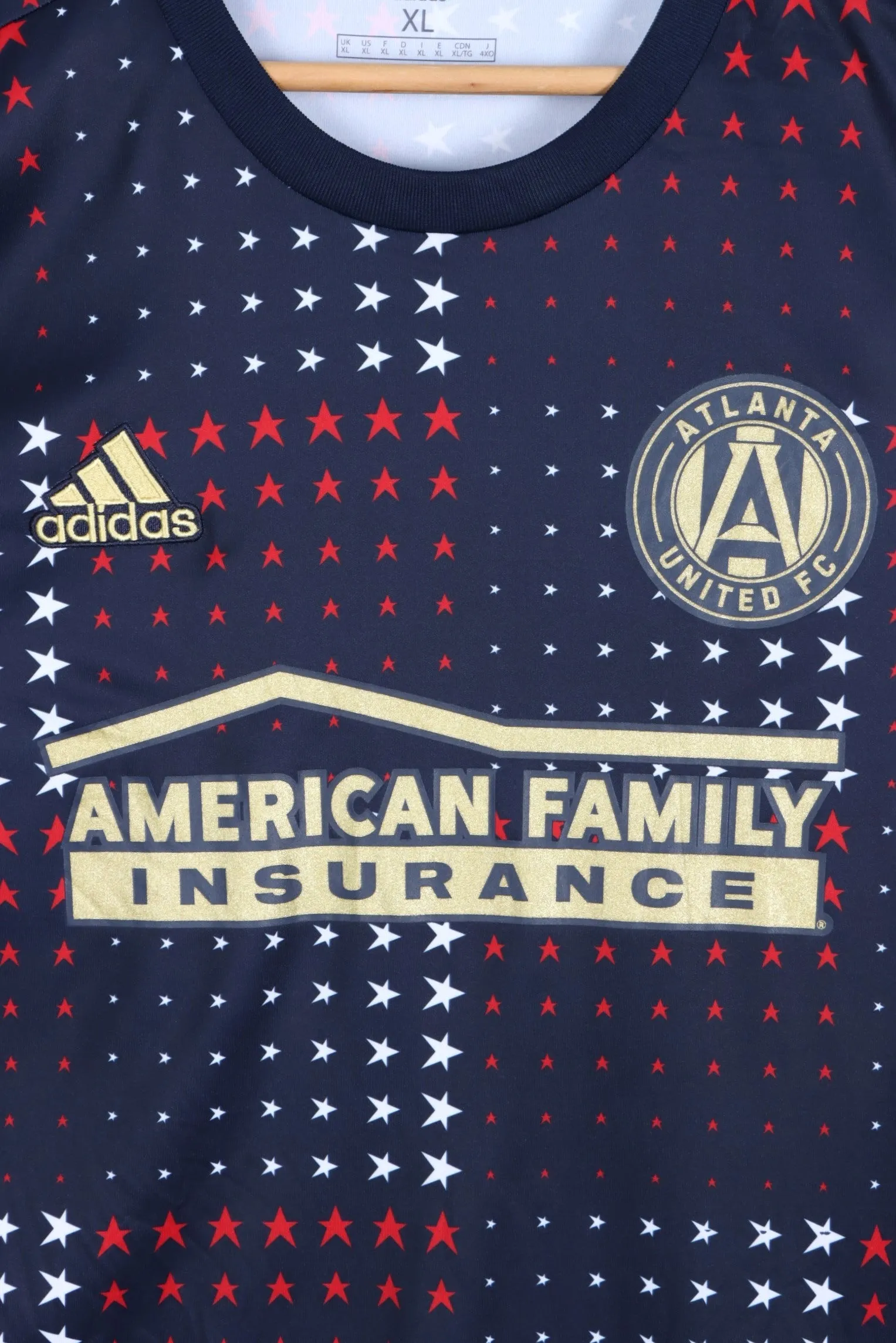 Atlanta FC 2022 'Americana' ADIDAS MLS Soccer Jersey (XL)