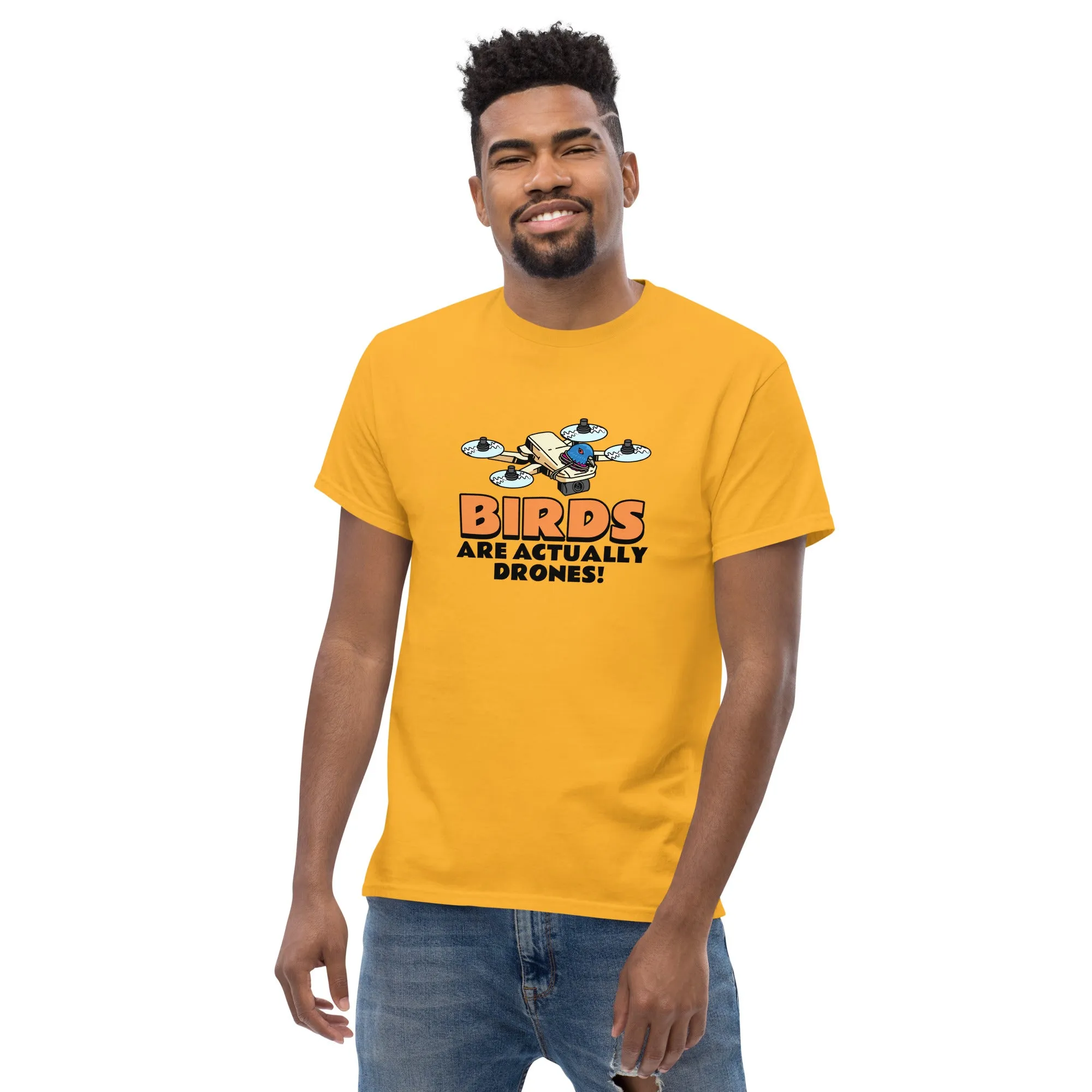 Birds are drones Men's classic tee