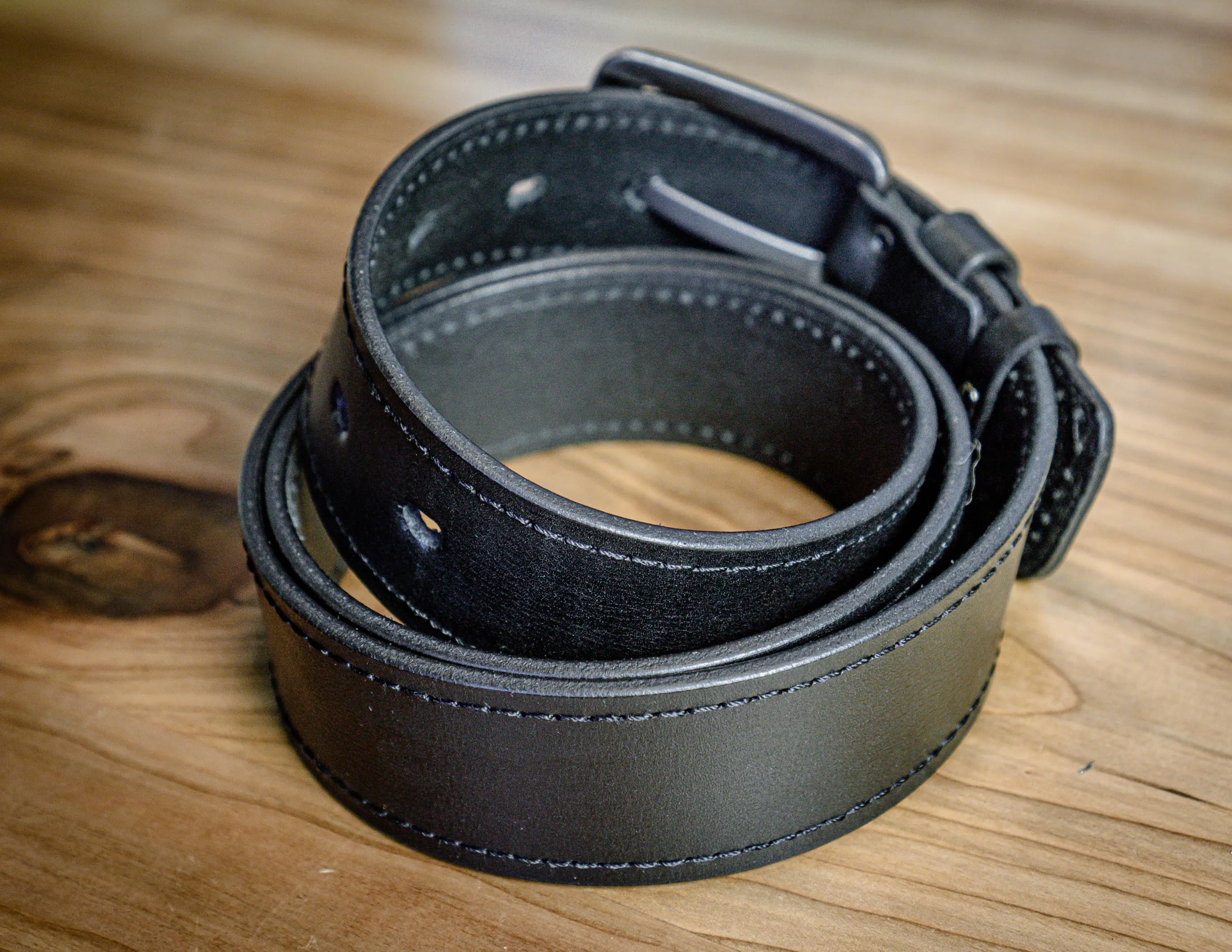 Black Leather Belt | Men’s Belt HANDCRAFTED