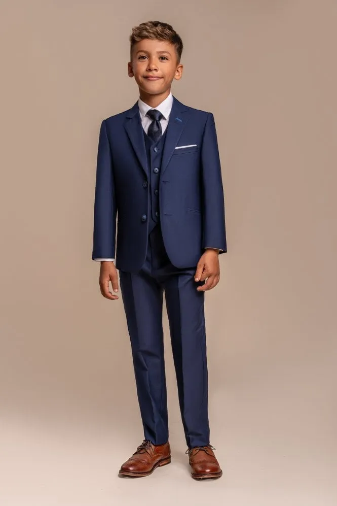 Boys navy suit