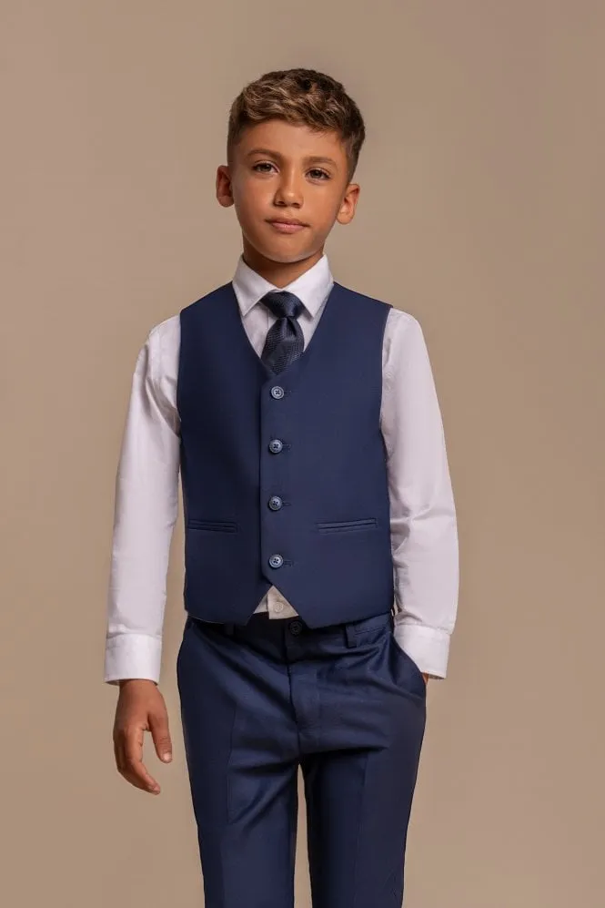 Boys navy suit