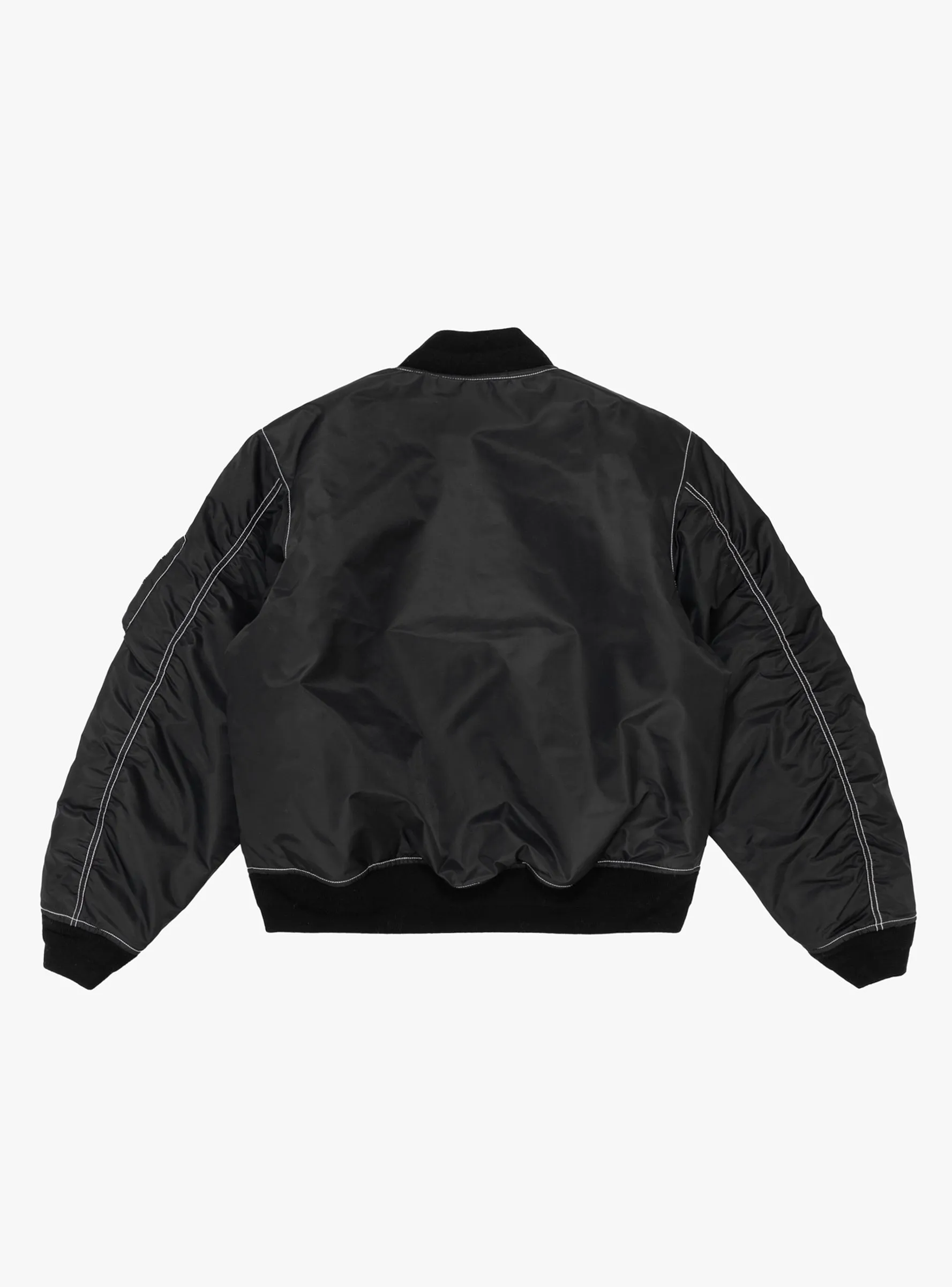 Built Bomber Jacket Black