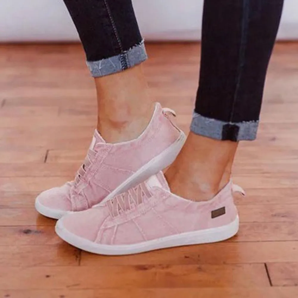 Casual Vulcanize Low Cut Zipper Sneakers