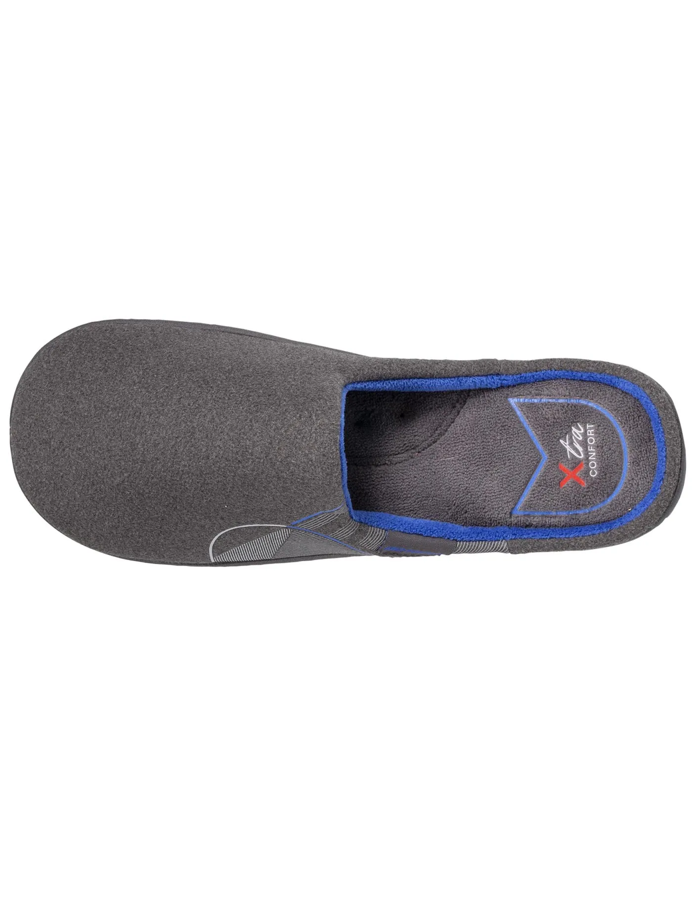 Chaussons mules XTRA confort Homme Gris