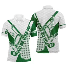 Chiptshirts - Polo De Golf, Vert et Bleu, Cadeau Personnalisé Pour Fans De Golf, Polo de Sport Homme et Femme, Motifs Balle De Golf, Club de Golf - CTS25052209