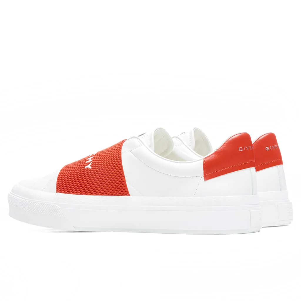 City Sport Sneakers - White/Red