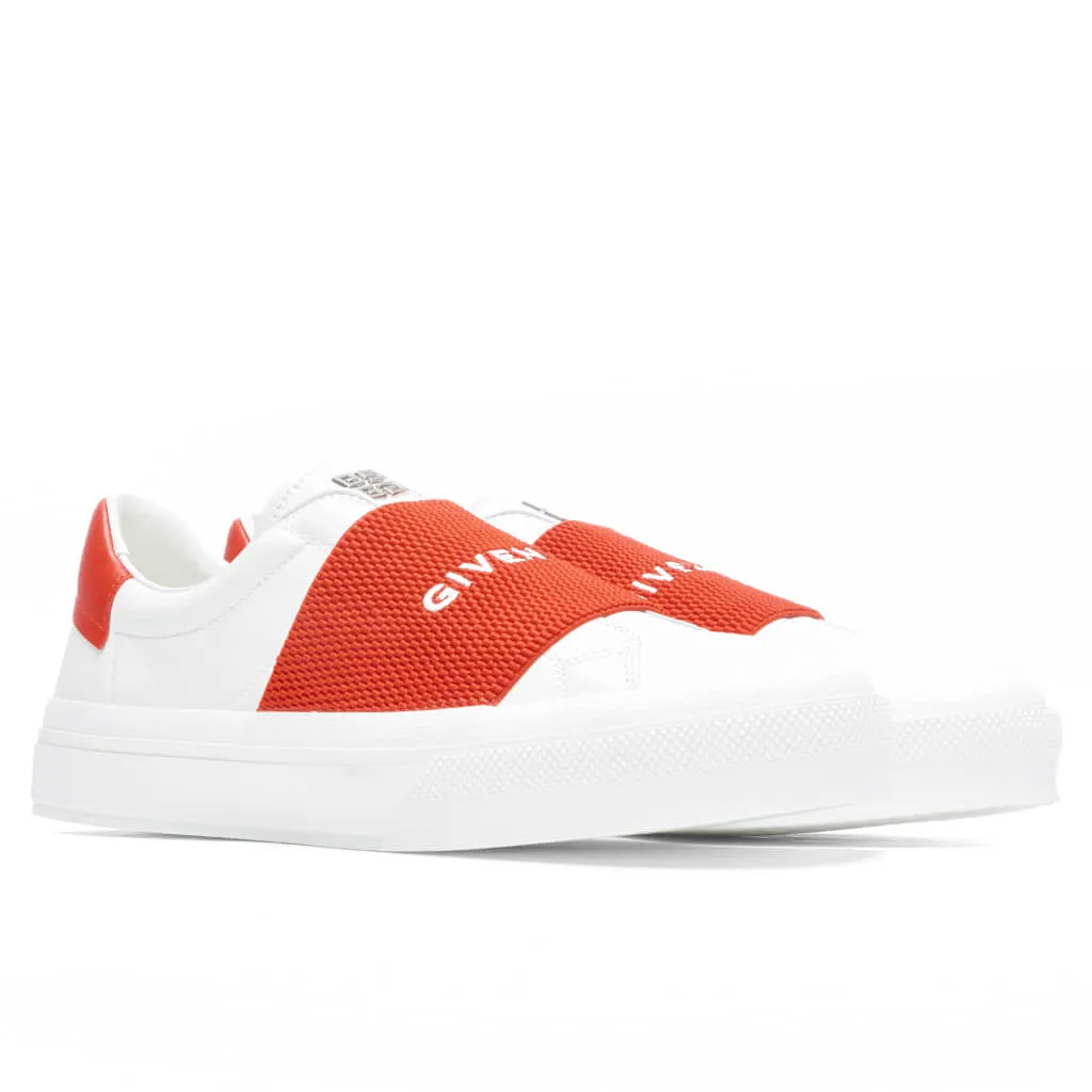 City Sport Sneakers - White/Red