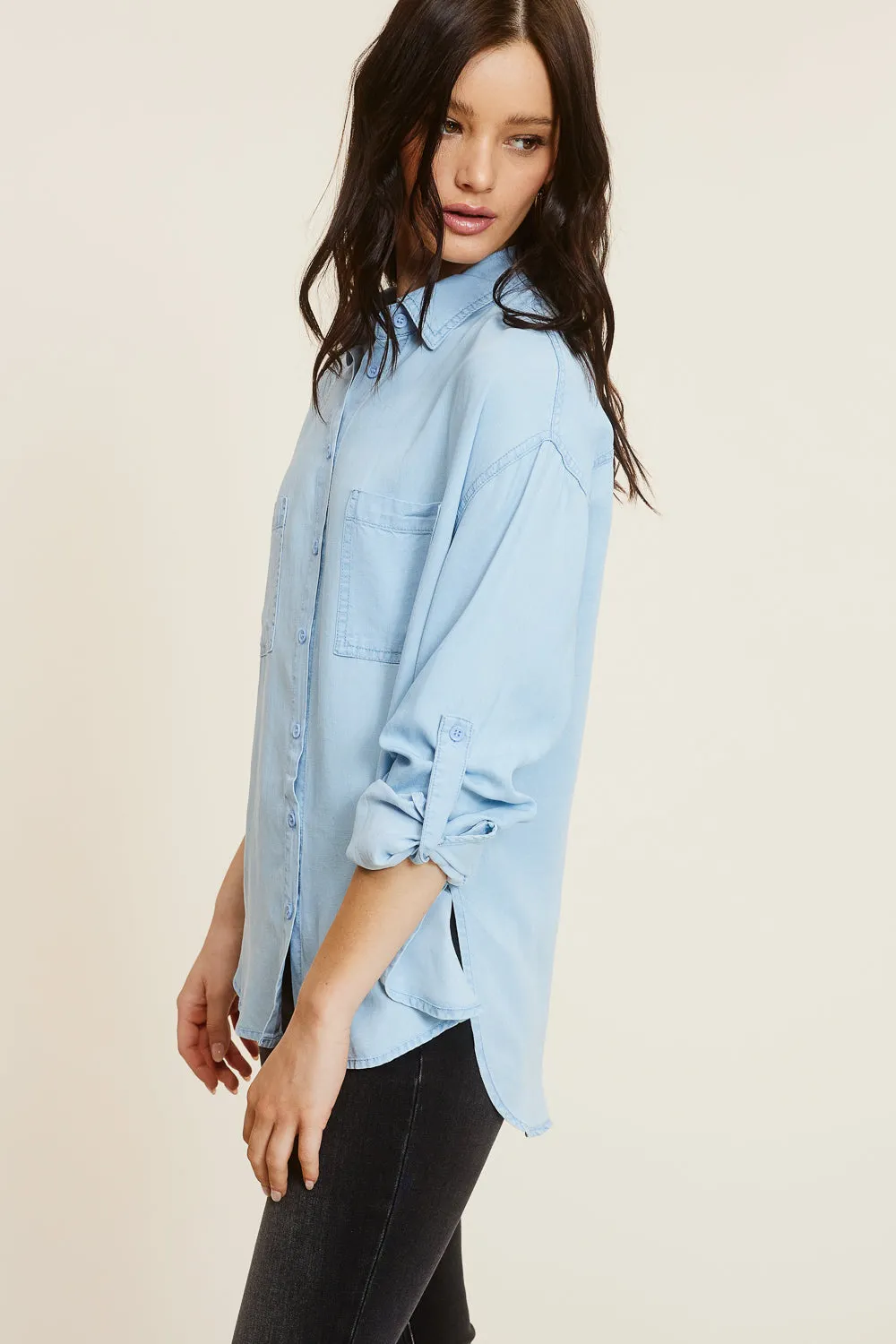 Denim Button Down