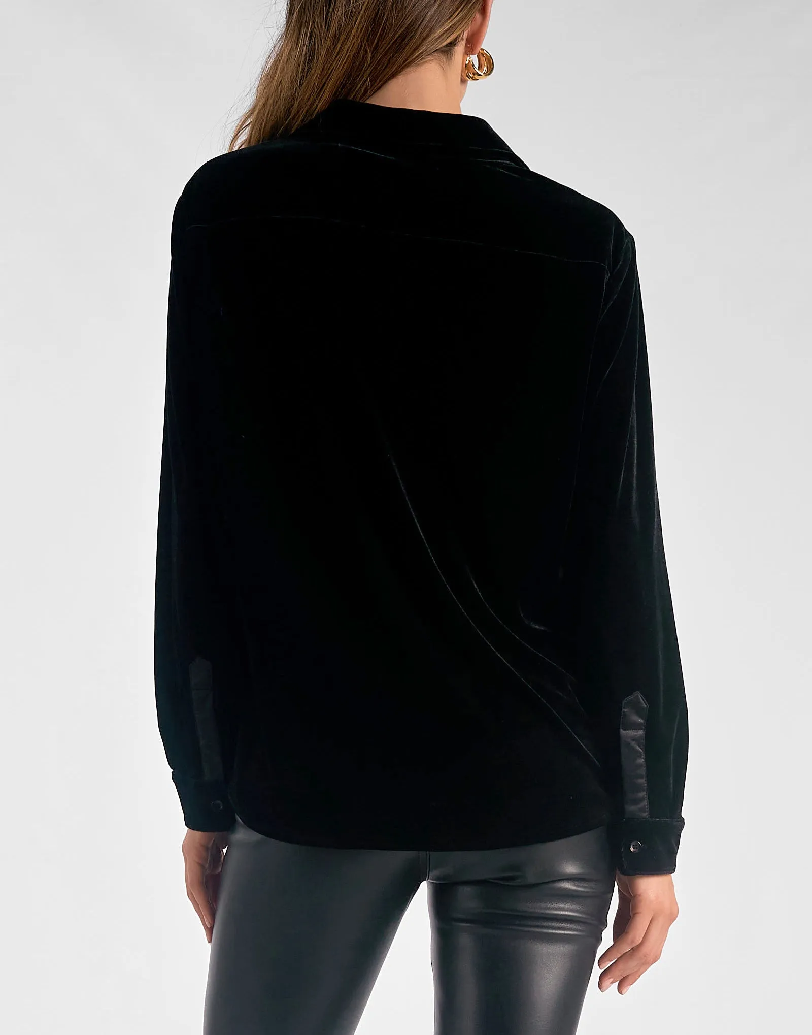 Elan Velvet Button Down