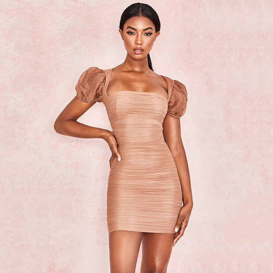 Elegant Mesh Party Dress