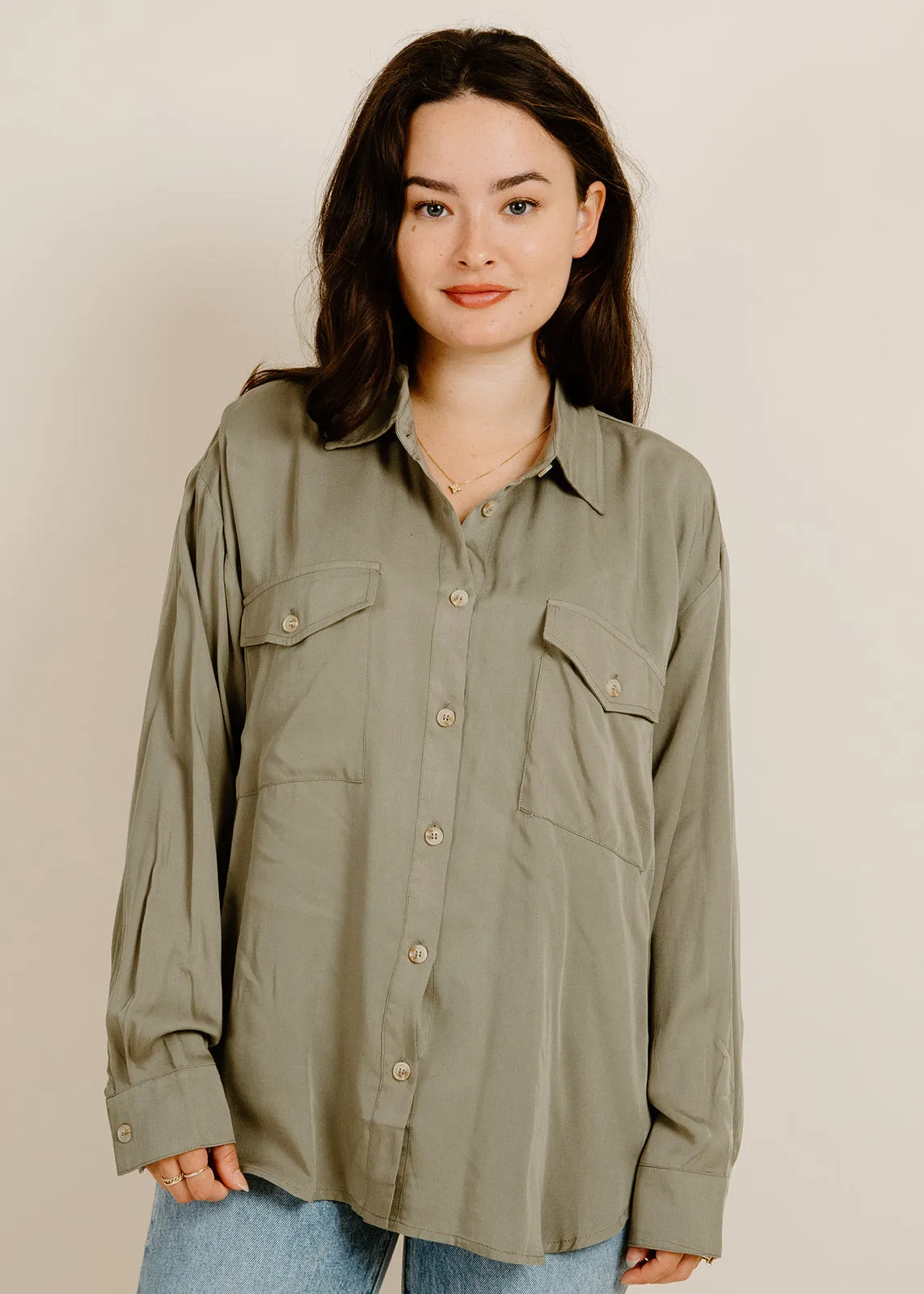 Enzo Button-Up - Olive