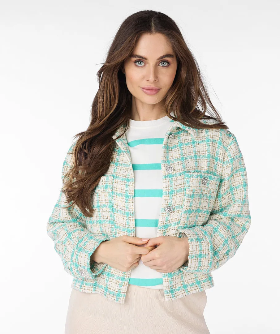 Esqualo ‘Midi Check Jacket’