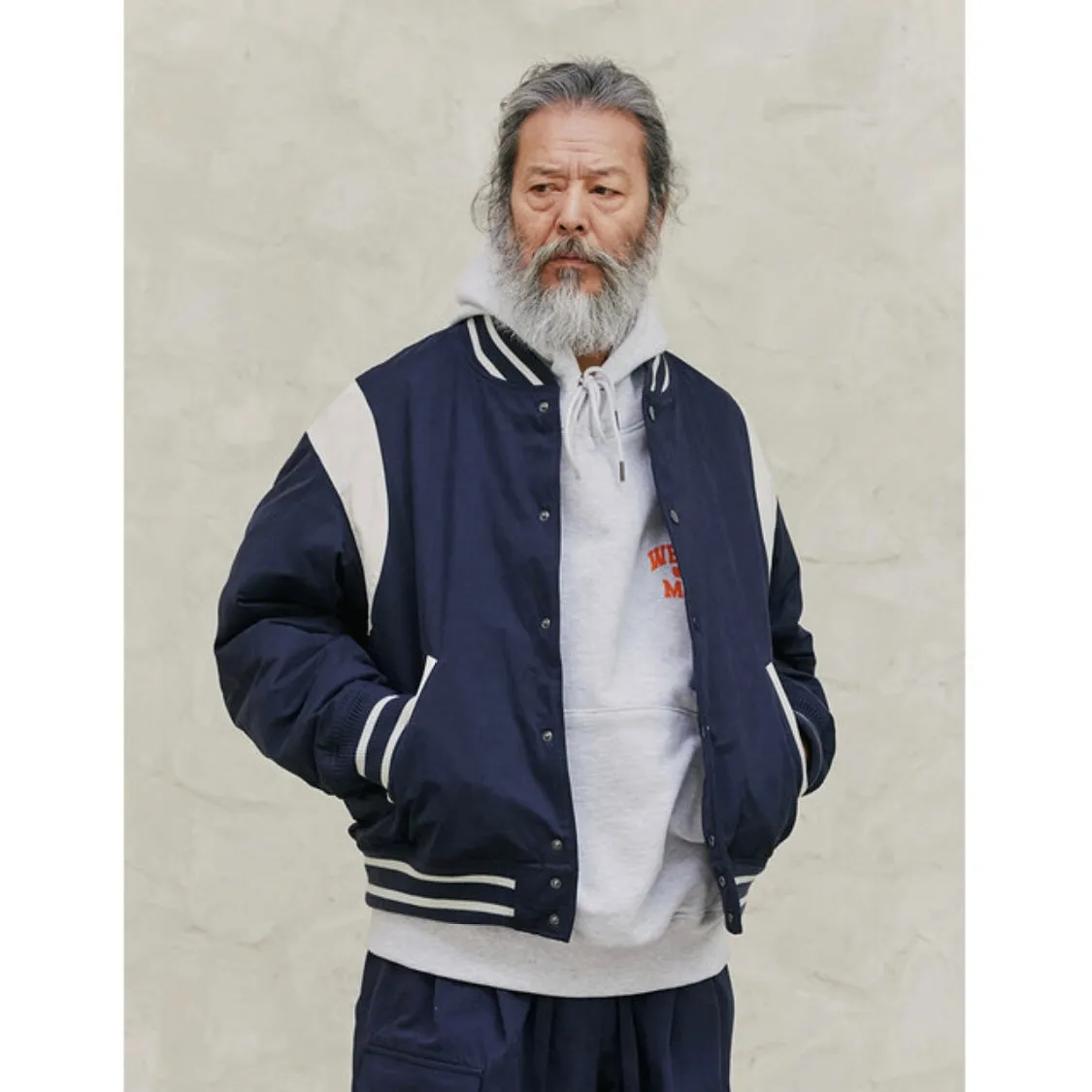 FRIZMWORKS Heavyweight Sweat Varsity Jacket