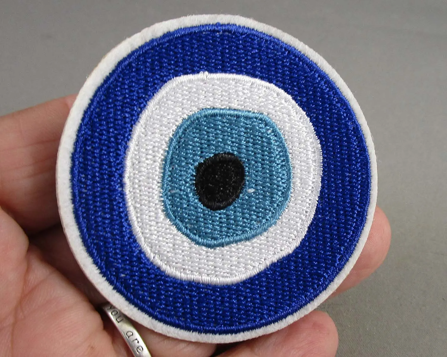 Greek Evil Eye Protection Iron on Patch 1pc C298