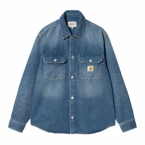 HARVEY SHIRT JAC BLUE DARK USED WASH