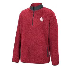 Indiana Hoosiers 1/4 Zip Sherpa Jacket