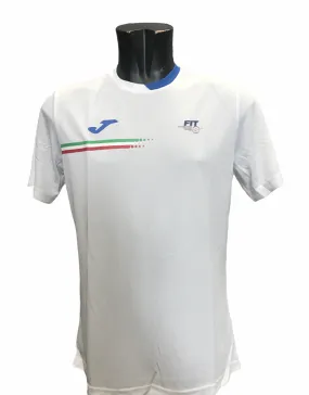 Joma T-shirt Tennis Federation Italy FIT101809207 white