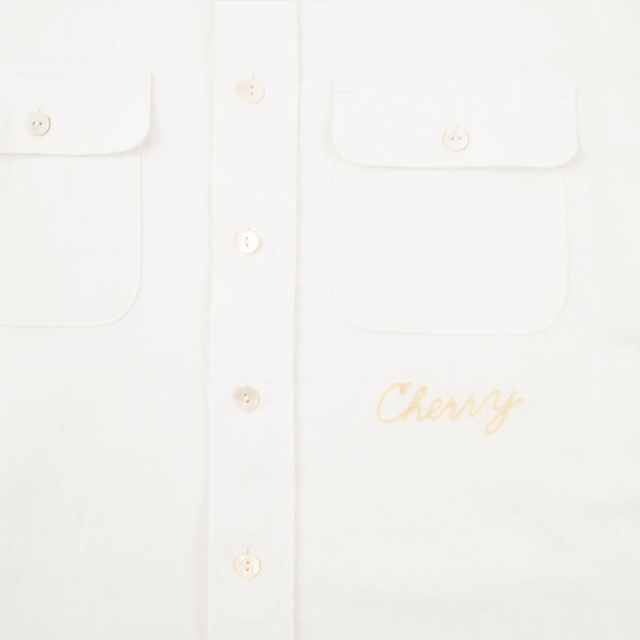 Linen Button Up (White)