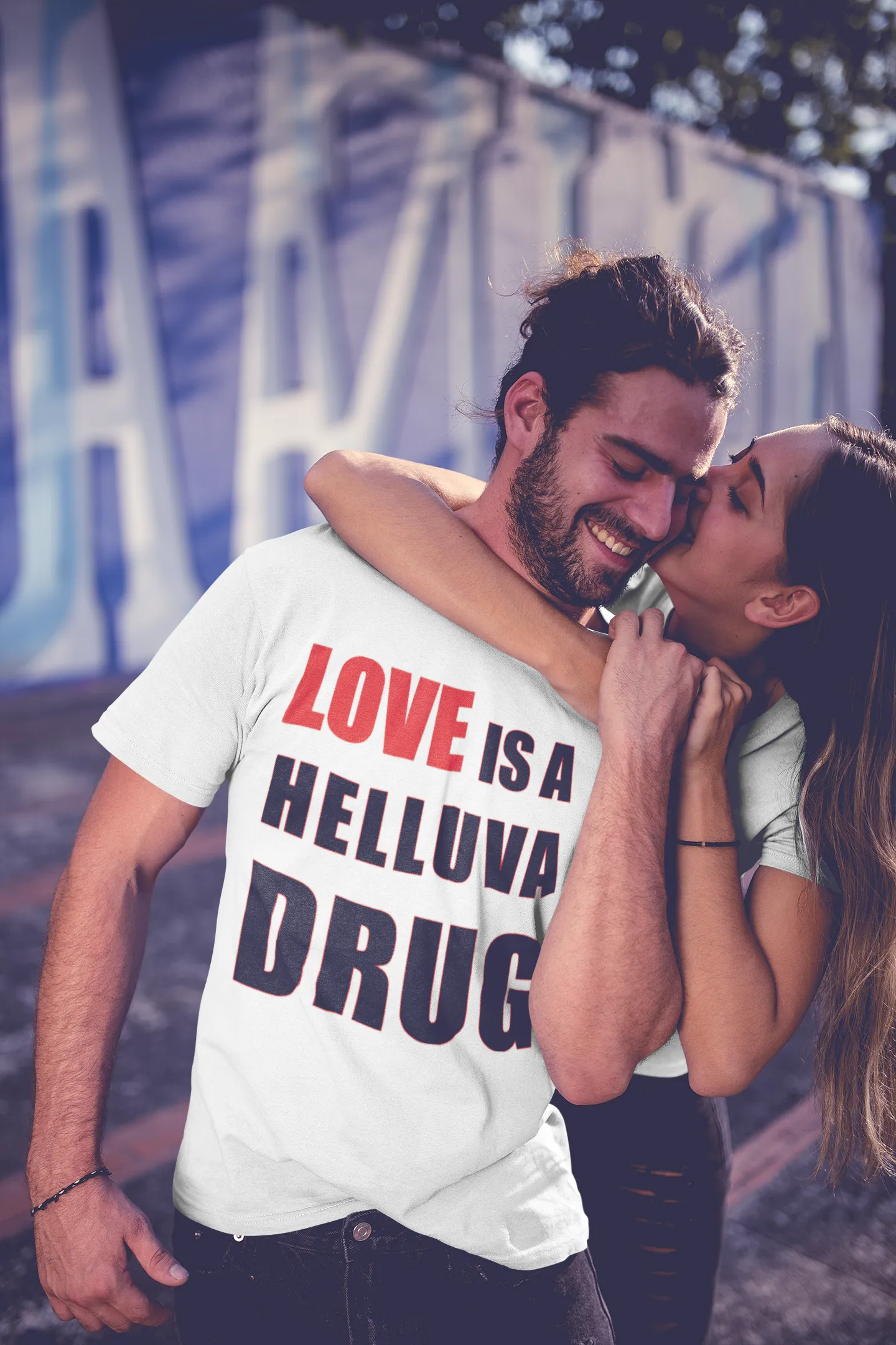 Love is a Helluva Drug T-shirt (W)