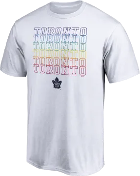 Maple Leafs Fanatics Pride Crew Tee