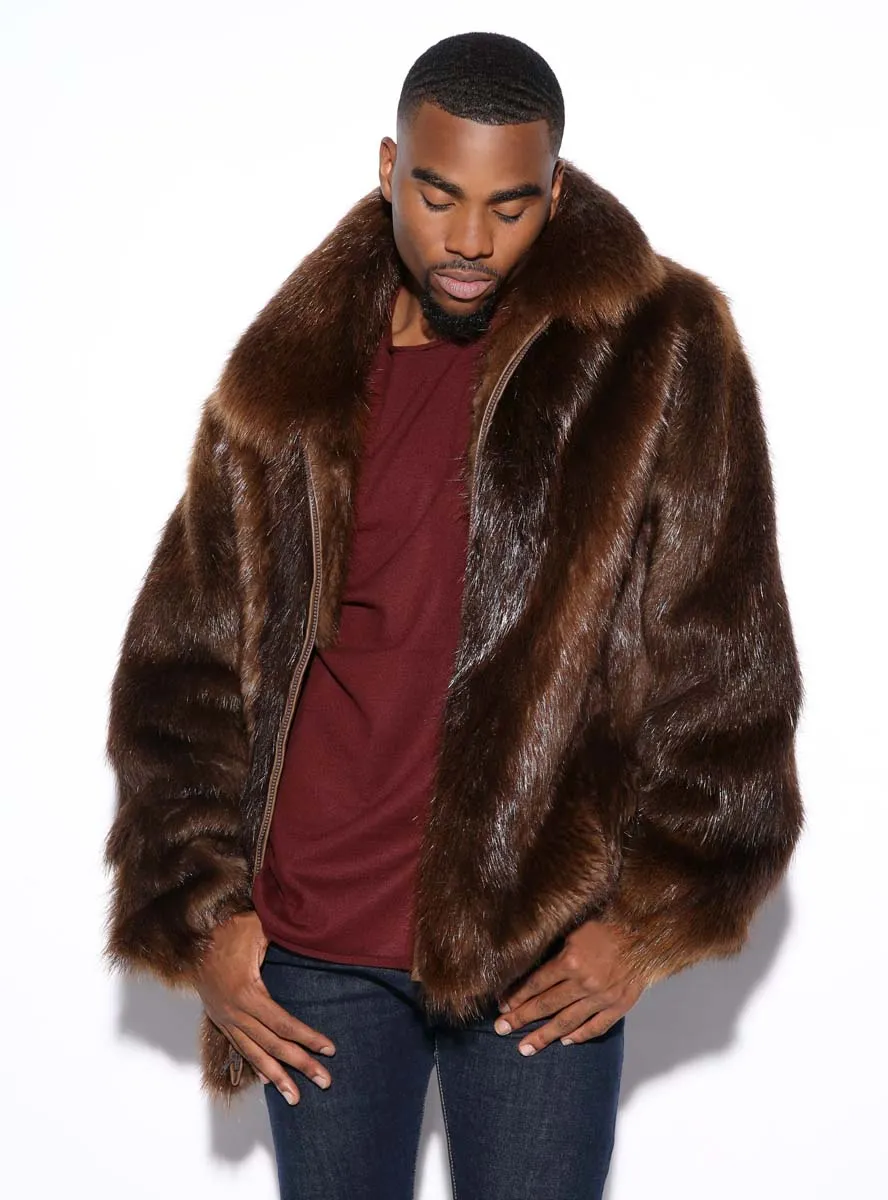 Men's Beaver Fur Jacket