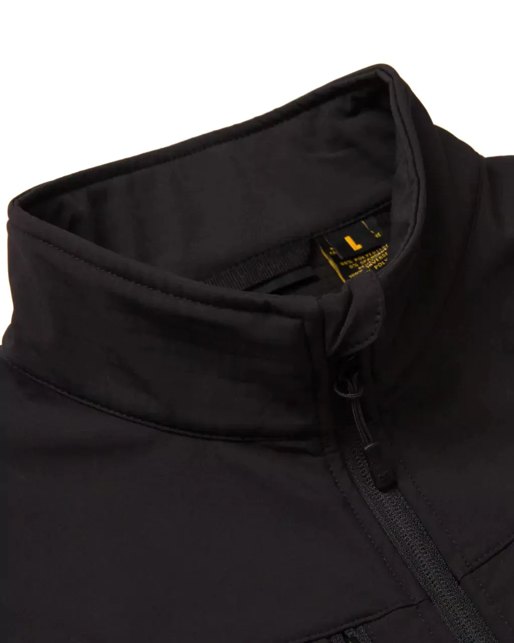 Men's Grid Fleece Bonded Softshell Work Jacket