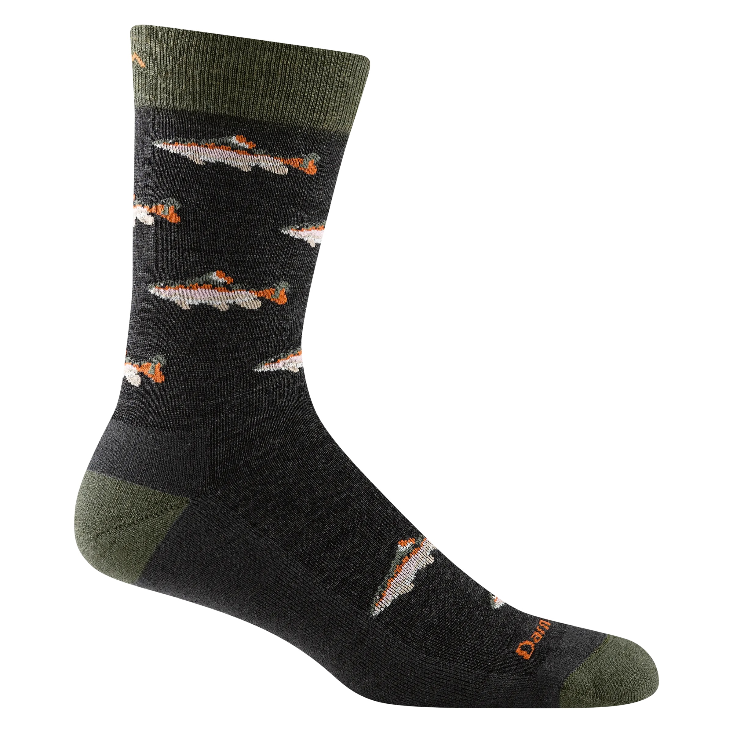 Men's Spey Fly Crew  Lightweight Lifestyle Sock