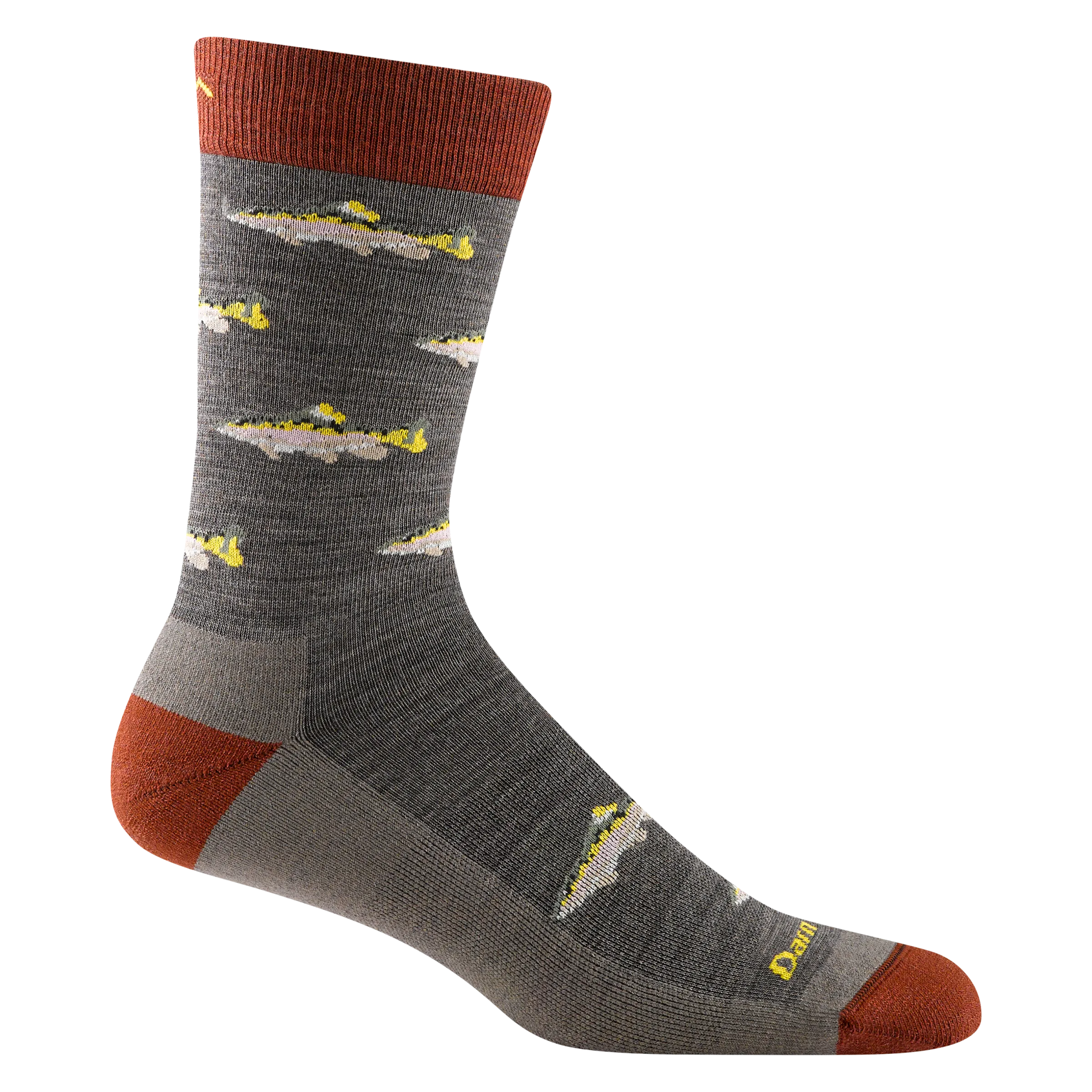 Men's Spey Fly Crew  Lightweight Lifestyle Sock