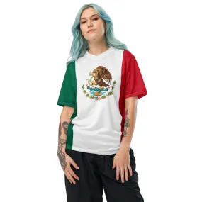 Mexico Flag Recycled Polyester Unisex Sports Jersey Sizes 2XS - 6XL