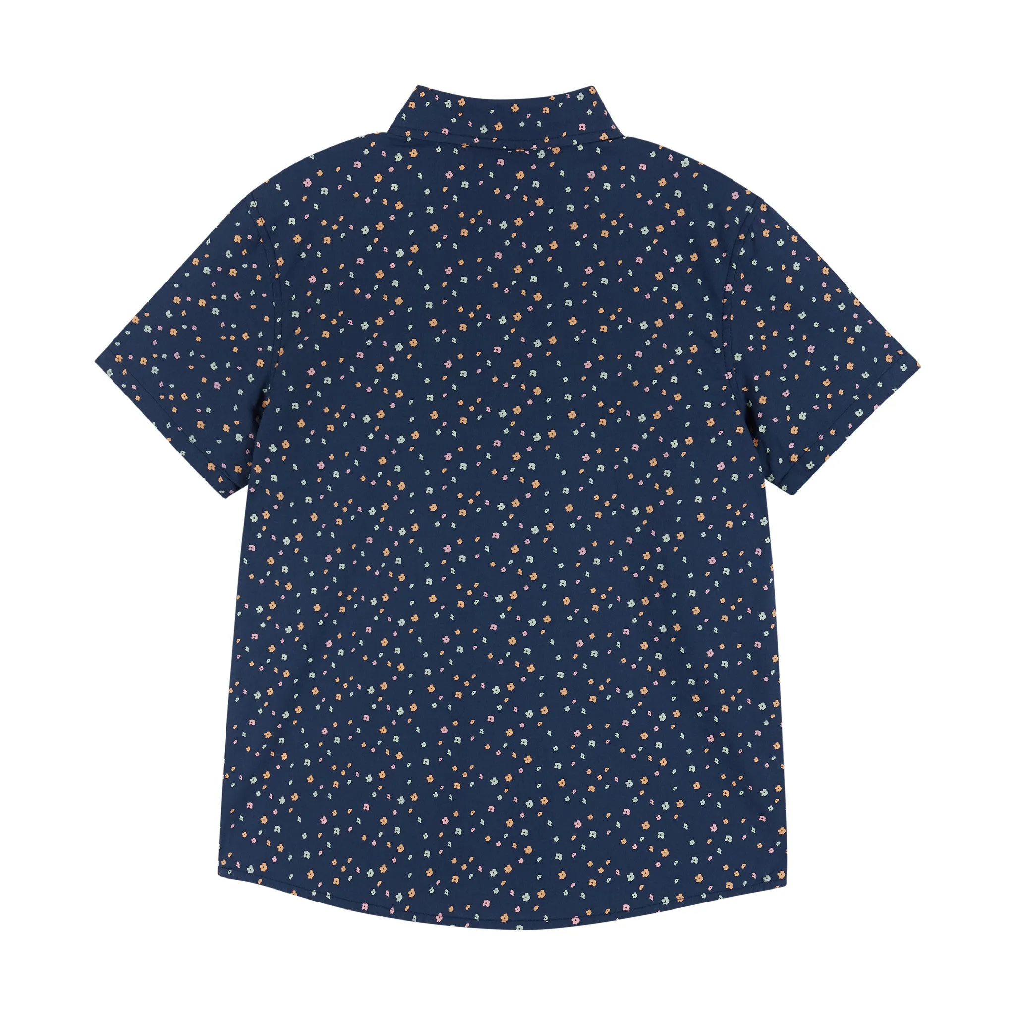 Navy Floral Buttondown Shirt