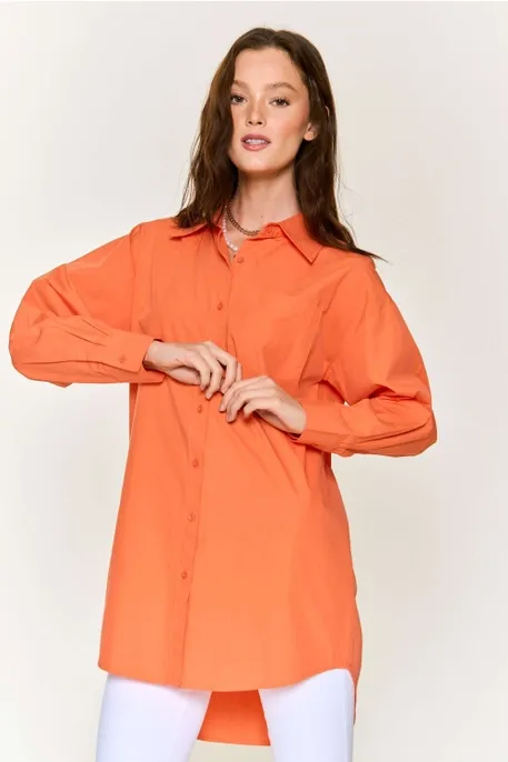 Orangeade Button Down Top