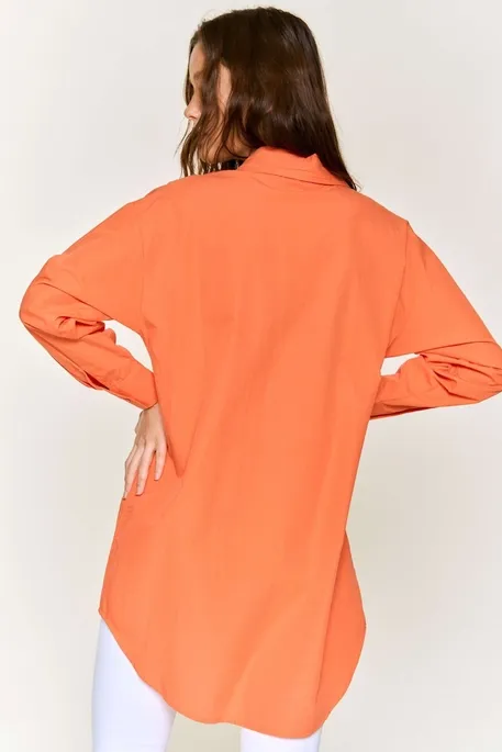 Orangeade Button Down Top