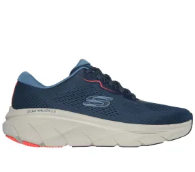 Pantofi sport, barbati, SKECHERS D'LUX WALKER SWAVE 232714-NVLM albastru, textil