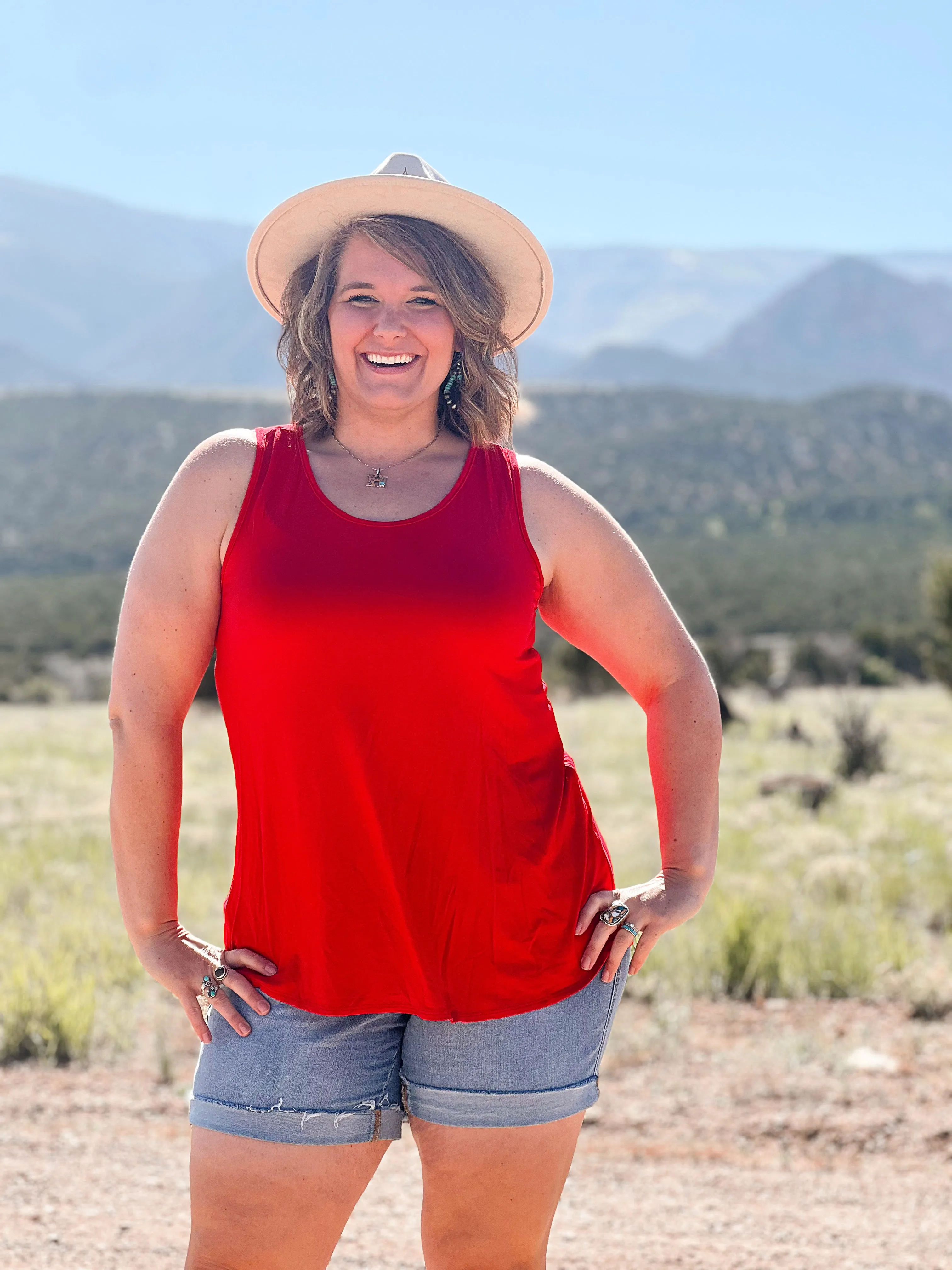 Ruby Red Tank Top