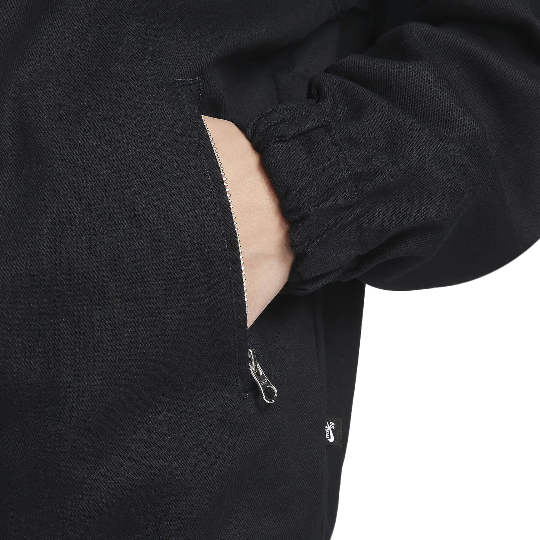 SB TWILL SKATE JACKET BLACK