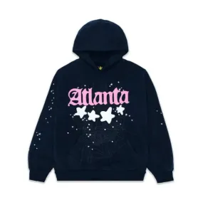 Sp5der Atlanta Hoodie Navy