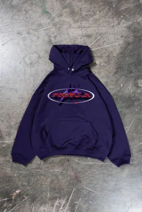 SPACE MOUNTAIN PLUM SNAP BUTTON HOODIE