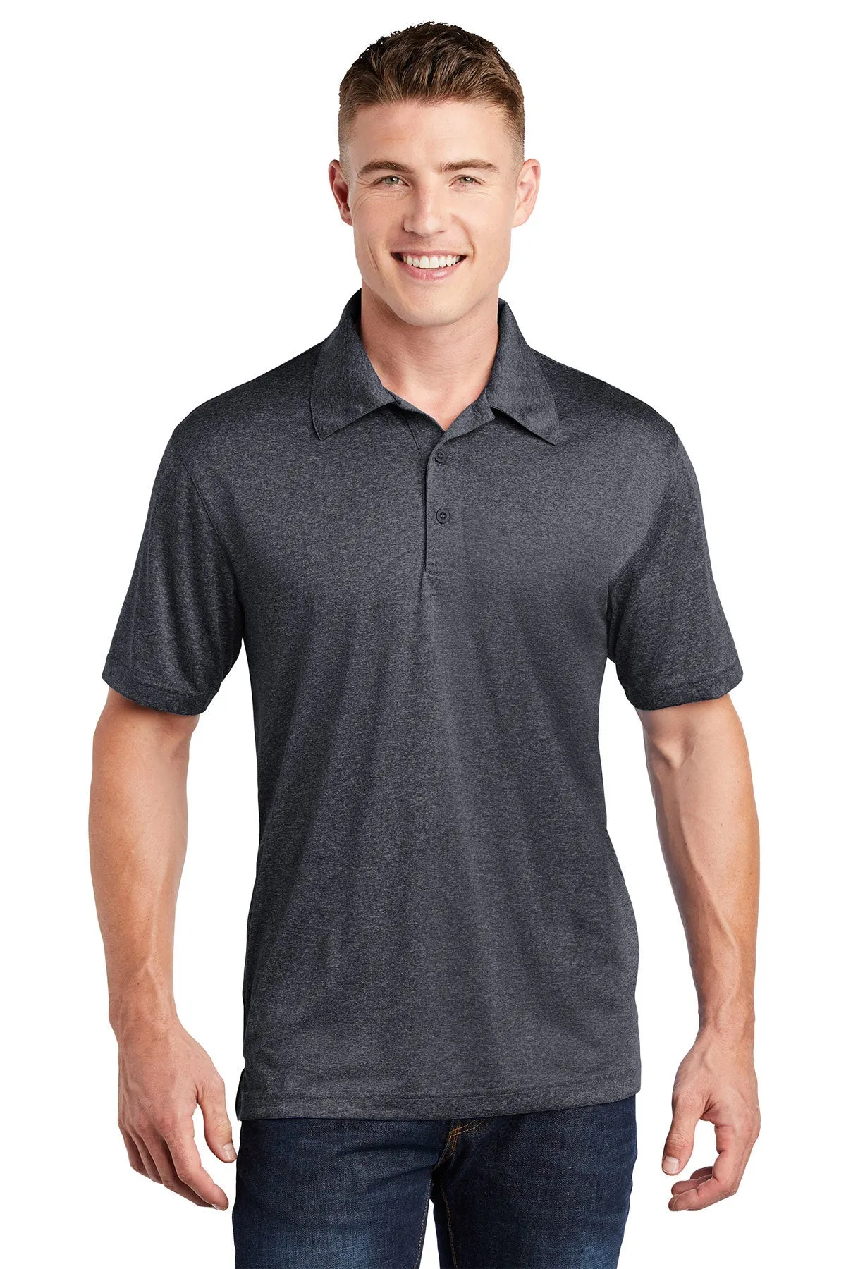 Sport-Tek ST660 Heather Contender Polo