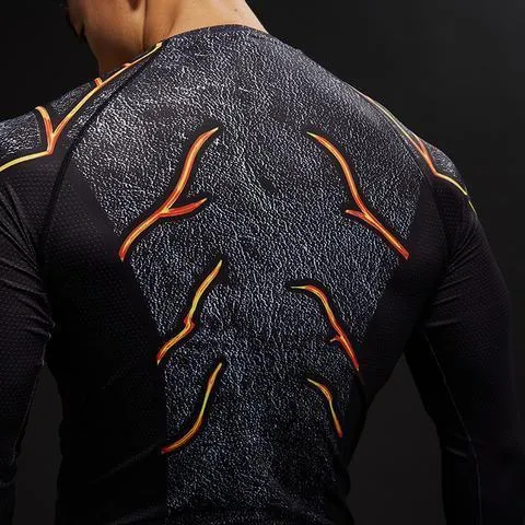 The Flash "Dark" Compression Long Sleeve Rashguard