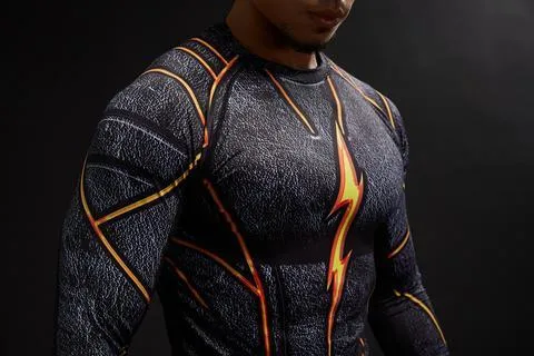 The Flash "Dark" Compression Long Sleeve Rashguard