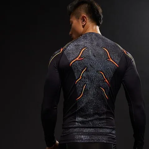 The Flash "Dark" Compression Long Sleeve Rashguard