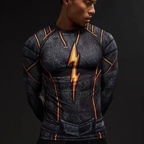 The Flash "Dark" Compression Long Sleeve Rashguard