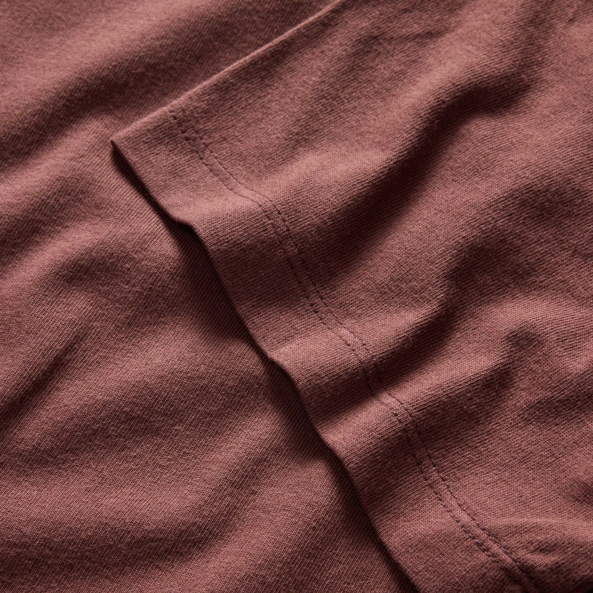 The Organic Cotton Tee in Burgundy