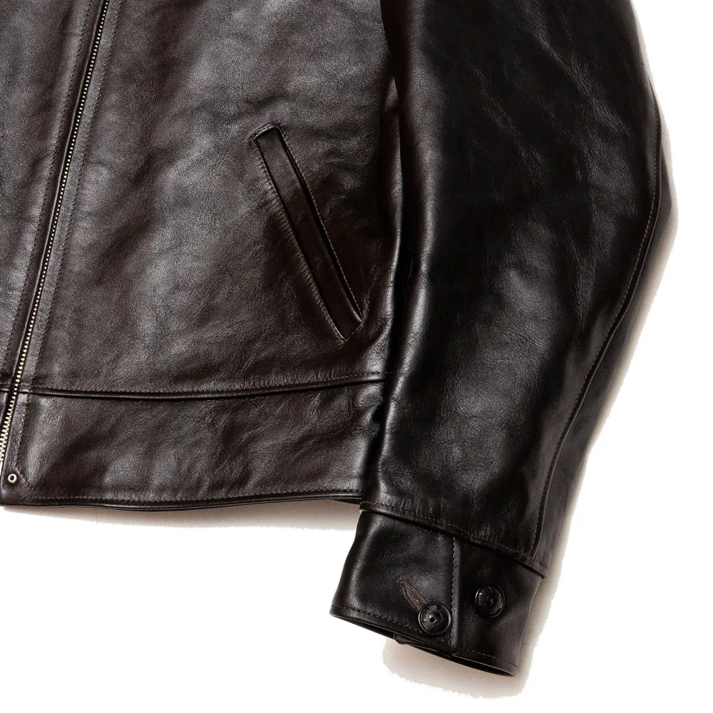 The Real McCoy's MJ19115 30's Leather Sports Jacket / Nelson Black