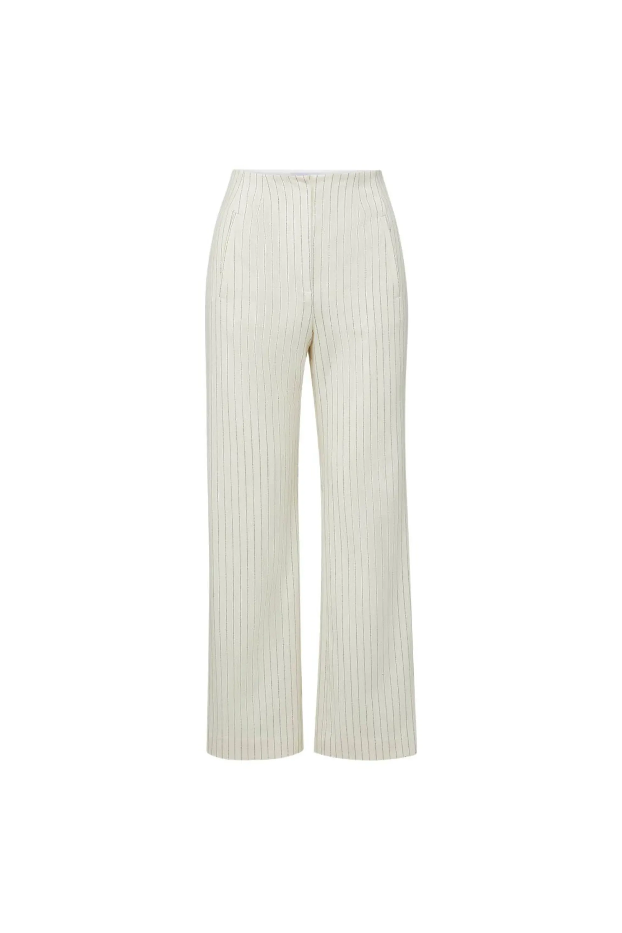 Veronica Beard Dova Pant Ecru Stripe