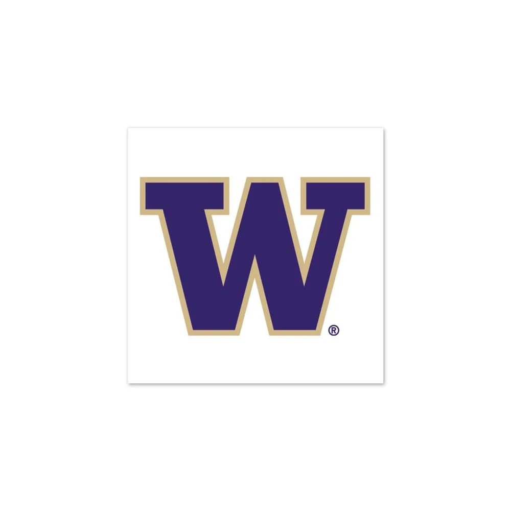 WASHINGTON HUSKIES TATTOO 4 PACK